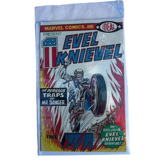 Evel Knievel #1 Marvel Comics and IDEAL 1974 VINTAGE & RARE - Picture 5 of 5